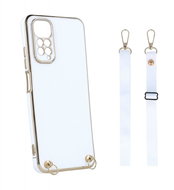 TopQ Kryt Xiaomi Redmi Note 11S Fancy bílý se šňůrkou 98214 - Phone Cover