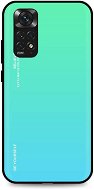 TopQ Kryt LUXURY Xiaomi Redmi Note 11S pevný duhový zelený 98435 - Phone Cover