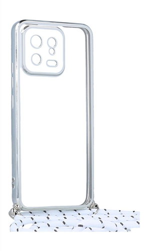 TopQ Kryt Xiaomi 13 Frame stříbrný se šňůrkou 98090 - Phone Cover - Main image