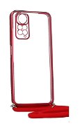 TopQ Kryt Xiaomi Redmi Note 11S Frame červený so šnúrkou 98428 - Kryt na mobil