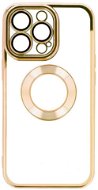 TopQ Kryt iPhone 14 Pro Beauty Clear zlatý 98576 - Kryt na mobil