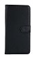TopQ Puzdro Motorola Edge 30 Fusion knižkové čierne s prackou 97845 - Puzdro na mobil