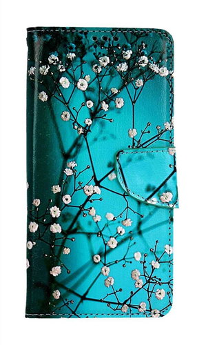 TopQ Pouzdro Xiaomi Redmi Note 11 Pro 5G knížkové Modré s květy 97901 - Phone Case - Main image