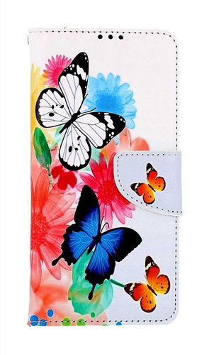TopQ Pouzdro Xiaomi Redmi Note 12S knížkové Barevné s motýlky 97865 - Phone Case - Main image