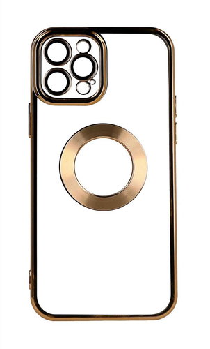 TopQ Kryt iPhone 12 Pro Beauty Clear zlatý 98571 - Phone Cover - Main image