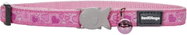 Red Dingo 12mm Breezy Love Pink - Cat Collar