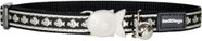 Red Dingo 12 mm reflexní, Fish Black - Cat Collar