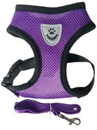 REFLEX Dog collars with leash L - purple - Harness