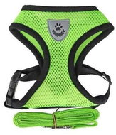REFLEX Dog collars with leash M - green - Harness
