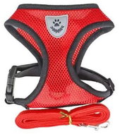 REFLEX Dog collars with leash red - Harness