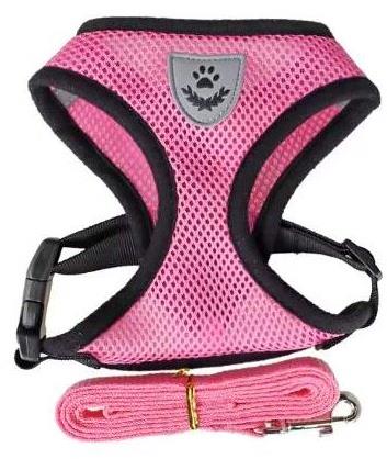 REFLEX Dog collars with leash S - pink - Harness - Main image