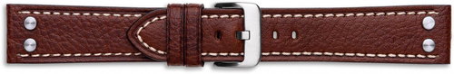 CONDOR Calf Cut Edge with studs 26 mm - Watch Strap - Main image