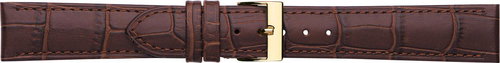 CONDOR Semi Padded Alligator Grain 22 mm - Watch Strap - Main image