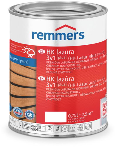 Remmers HK-Stain 3-in-1 Plus 100 ml, Chestnut - Glaze - Main image