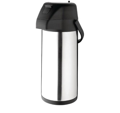 Olympia stainless steel thermo can with pump 3l - Thermos - Main image