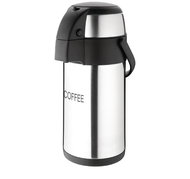 Olympia thermos with pump and etched inscription "Coffee" 3l - Thermos
