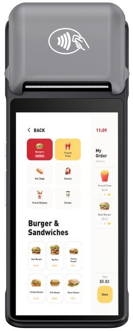 Capture Scorpion 6" Mobile POS Terminal / Qualcomm 2.0Ghz Quad-core processor / 3GB RAM / 32GB ROM /