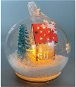RETLUX RXL 365 Glaskugel mit Dekoration Haus 1 LED WW - Weihnachtsbeleuchtung