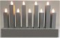RETLUX RXL 374 Kerzenhalter Silber 9LED WW - Elektrischer Weihnachtsleuchter