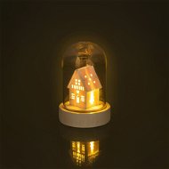 RETLUX RXL 319 Weihnachts-Glaskuppel Glasglocke Haus 1 LED - Weihnachtsbeleuchtung