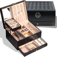 Retoo Šperkovnice na hodinky černá - Jewellery Box