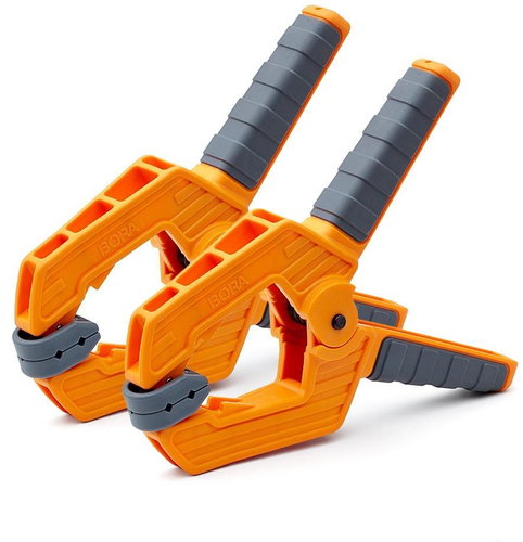 Carpenter's spring clamp BORA - span up to 7,6 cm (1 pair) - Woodworking Clamp - Main image