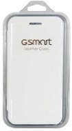 GIGABYTE GSmart kožené flip pouzdro bílé - Phone Case