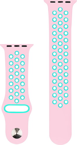 RhinoTech for Apple Watch 38/40/41mm Pink-Green - Watch Strap - Main image