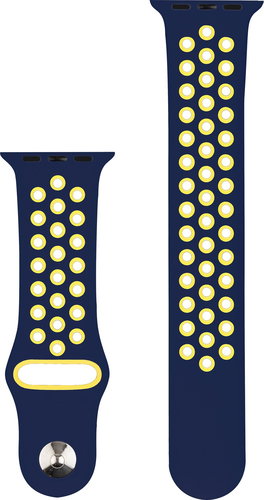 RhinoTech for Apple Watch 42/44/45mm Blue-Yellow - Watch Strap - Main image