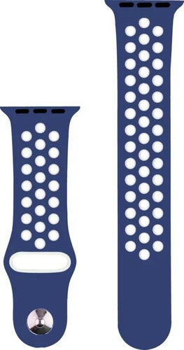 RhinoTech for Apple Watch 42/44/45mm Blue-White - Watch Strap - Main image