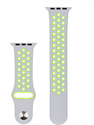 RhinoTech for Apple Watch 42/44/45mm Gray-Yellow - Watch Strap - Main image
