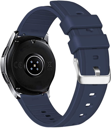 RhinoTech silicone Quick Release 20mm dark blue - Watch Strap - Main image