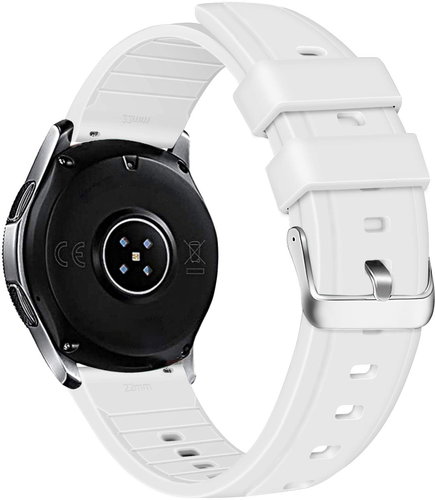 RhinoTech Silicone Quick Release 22mm white - Watch Strap - Main image