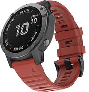 RhinoTech silicone for Garmin QuickFit 26mm red - Watch Strap