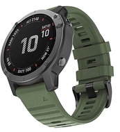 RhinoTech silicone for Garmin QuickFit 26mm dark green - Watch Strap