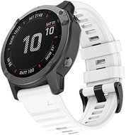 RhinoTech silicone for Garmin QuickFit 26mm white - Watch Strap