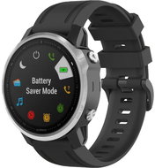 RhinoTech silicone for Garmin QuickFit 22mm black - Watch Strap