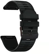 RhinoTech silicone for Garmin QuickFit 22mm black - Watch Strap