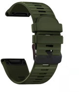 RhinoTech silicone for Garmin QuickFit 22mm dark green - Watch Strap