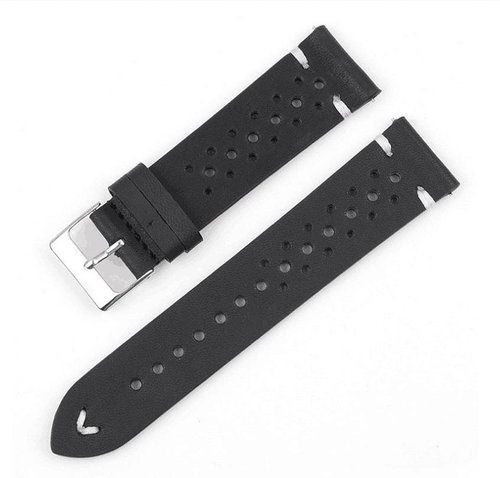 RhinoTech Leather Quick Release 18mm Black - Watch Strap - Main image