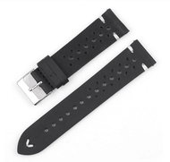 RhinoTech leather Quick Release 22mm black - Watch Strap