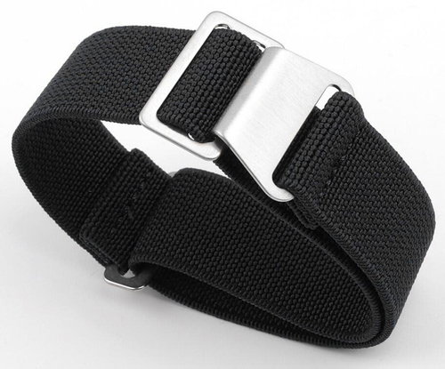 RhinoTech nylon Quick Release 18mm black - Watch Strap - Main image