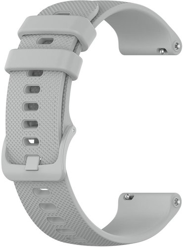 RhinoTech silicone Quick Release 18mm grey - Watch Strap - Main image