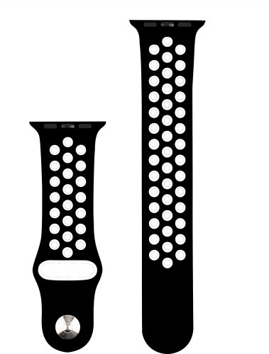RhinoTech for Apple Watch 38/40/41mm Black-White - Watch Strap - Main image