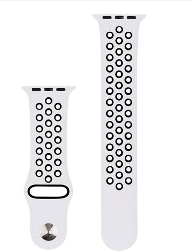 RhinoTech for Apple Watch 38/40/41mm Light Pink-Black - Watch Strap - Main image