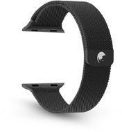 RhinoTech for Apple Watch 42/44/45mm Milanese Loop, black - Watch Strap