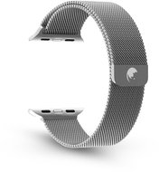 RhinoTech for Apple Watch 42/44/45mm Milanese Loop, Silver - Watch Strap