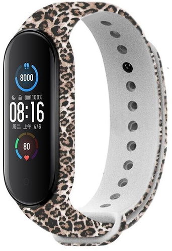 RhinoTech for Xiaomi Mi Band 5 Cheetah Motif - Watch Strap - Main image