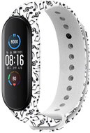 RhinoTech for Xiaomi Mi Band 6 White Motif Notes - Watch Strap