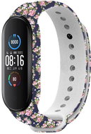 RhinoTech for Xiaomi Mi Band 6 Blue Rose Motif - Watch Strap